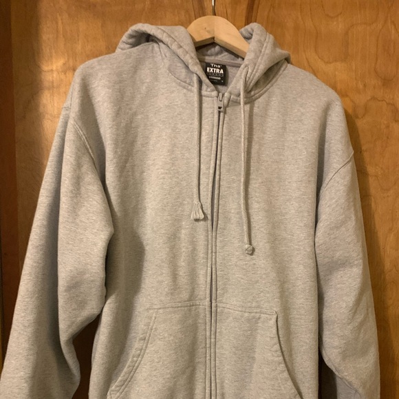TNA Extra Fleece Zip Hoodie, Aritzia, size M, 97% cotton, retails $90 - Picture 2 of 4